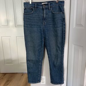 Madewell classic straight jean